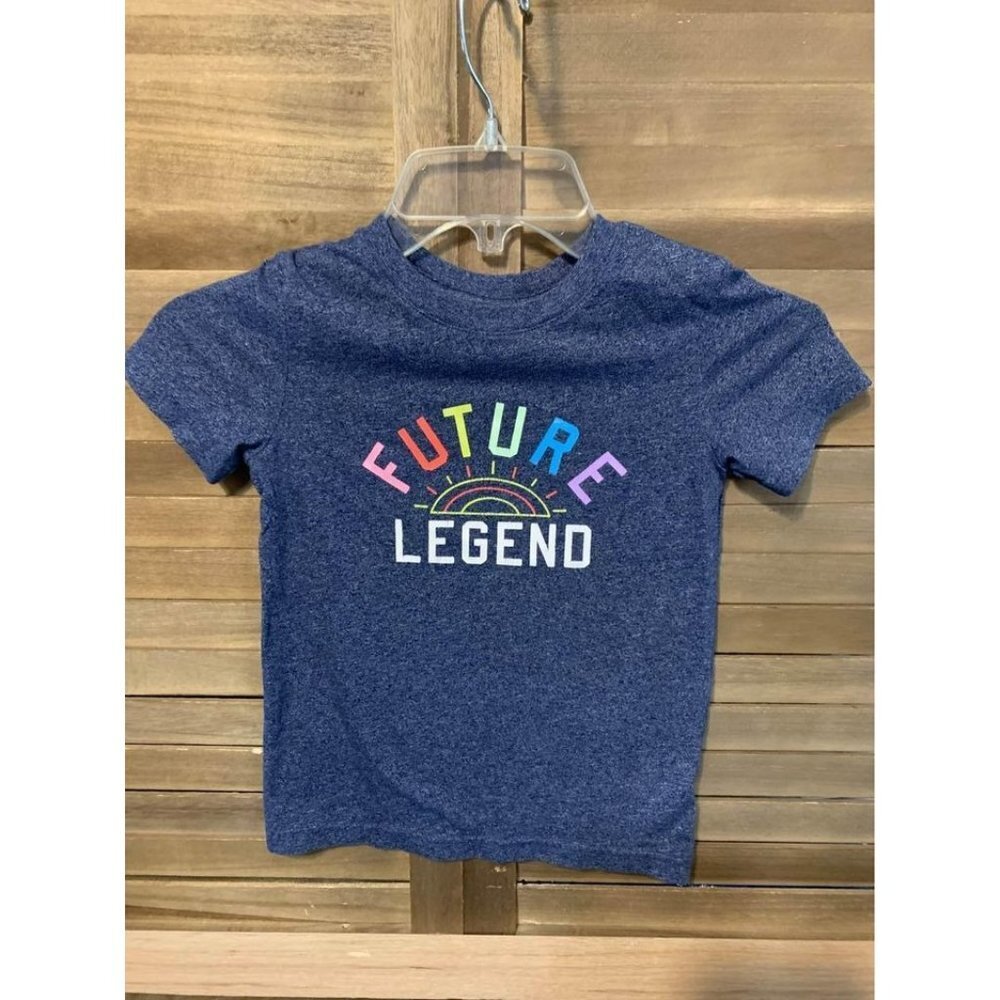 Cat & Jack Future Legend Kids Graphic T Shirt Y2K Casual Short Sleeve Size 5T